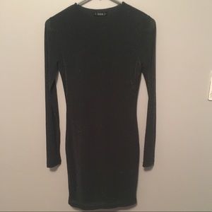 Sparkly long sleeve dress